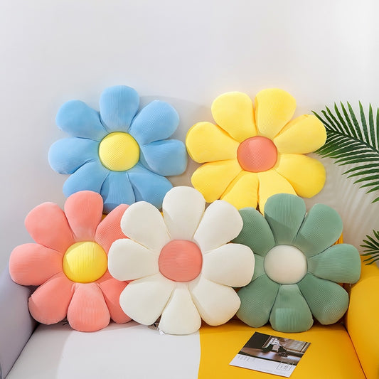 Super Soft Daisy Pillow Stuffed Flower Shape Cushion Super Soft Kids Toy Home Decor