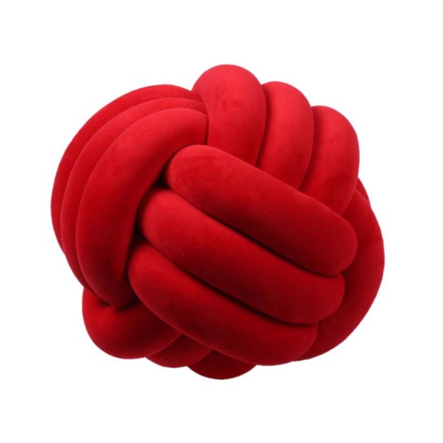 Soft Knot Ball Decorative Cushion