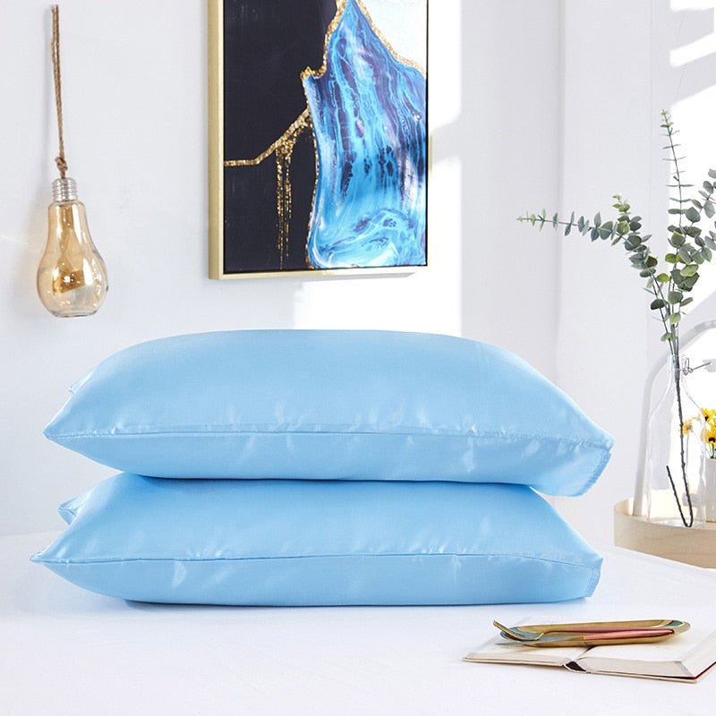 Silky Soft pure Satin Pillowcase Bedding