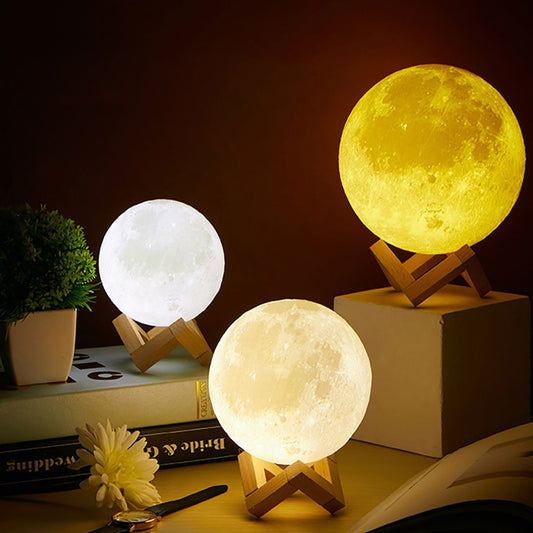 Ambient Moon Lamp With Stand