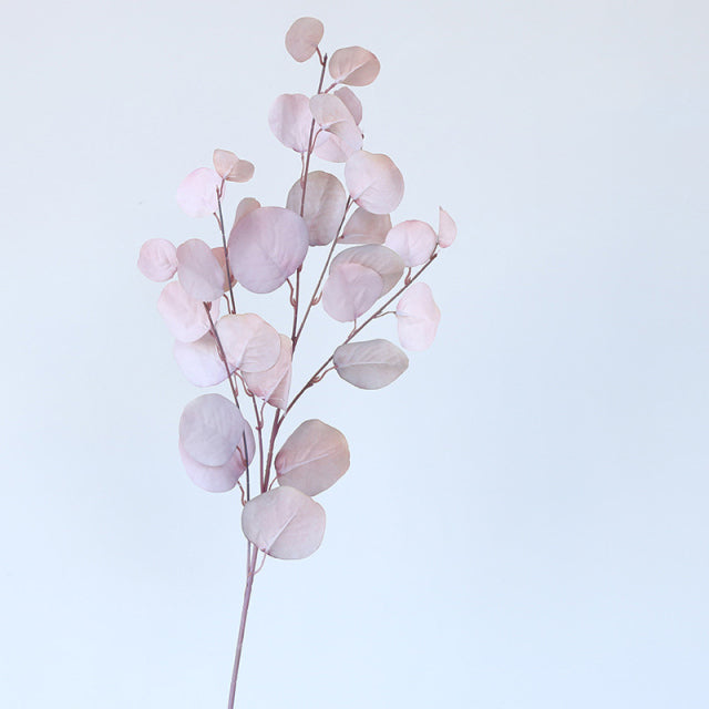 Artificial Plant Stems Faux Eucalyptus Branch Leaves Decoration