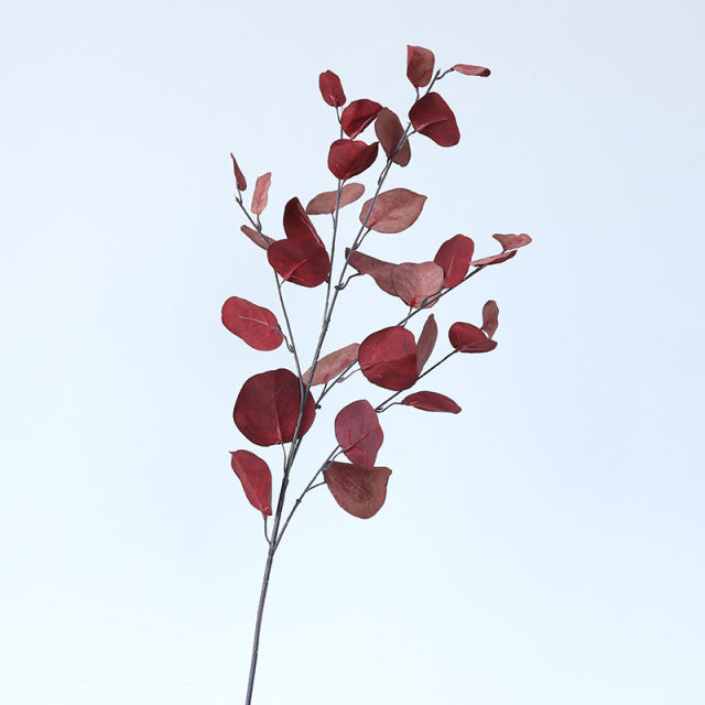 Artificial Plant Stems Faux Eucalyptus Branch Leaves Decoration