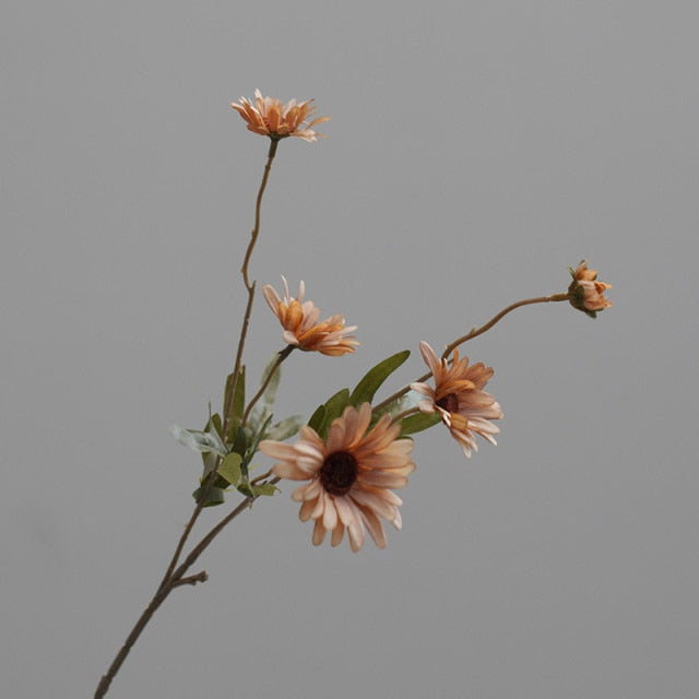 Silk Artificial Flower Bouquet- Daisy, Dandelion, Gerbera