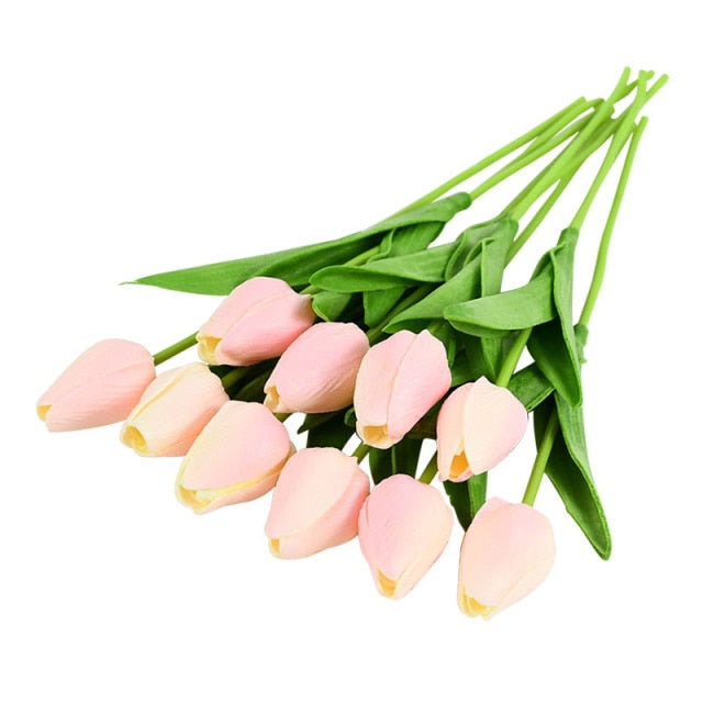 Artificial Tulip Flower Bouquet Stems