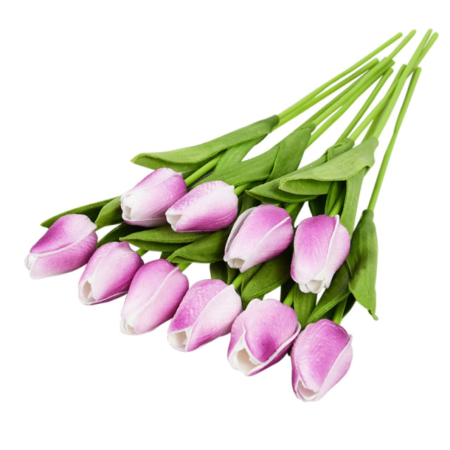 Artificial Tulip Flower Bouquet Stems